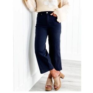 Judy Blue Dark Blue Ankle Jeans